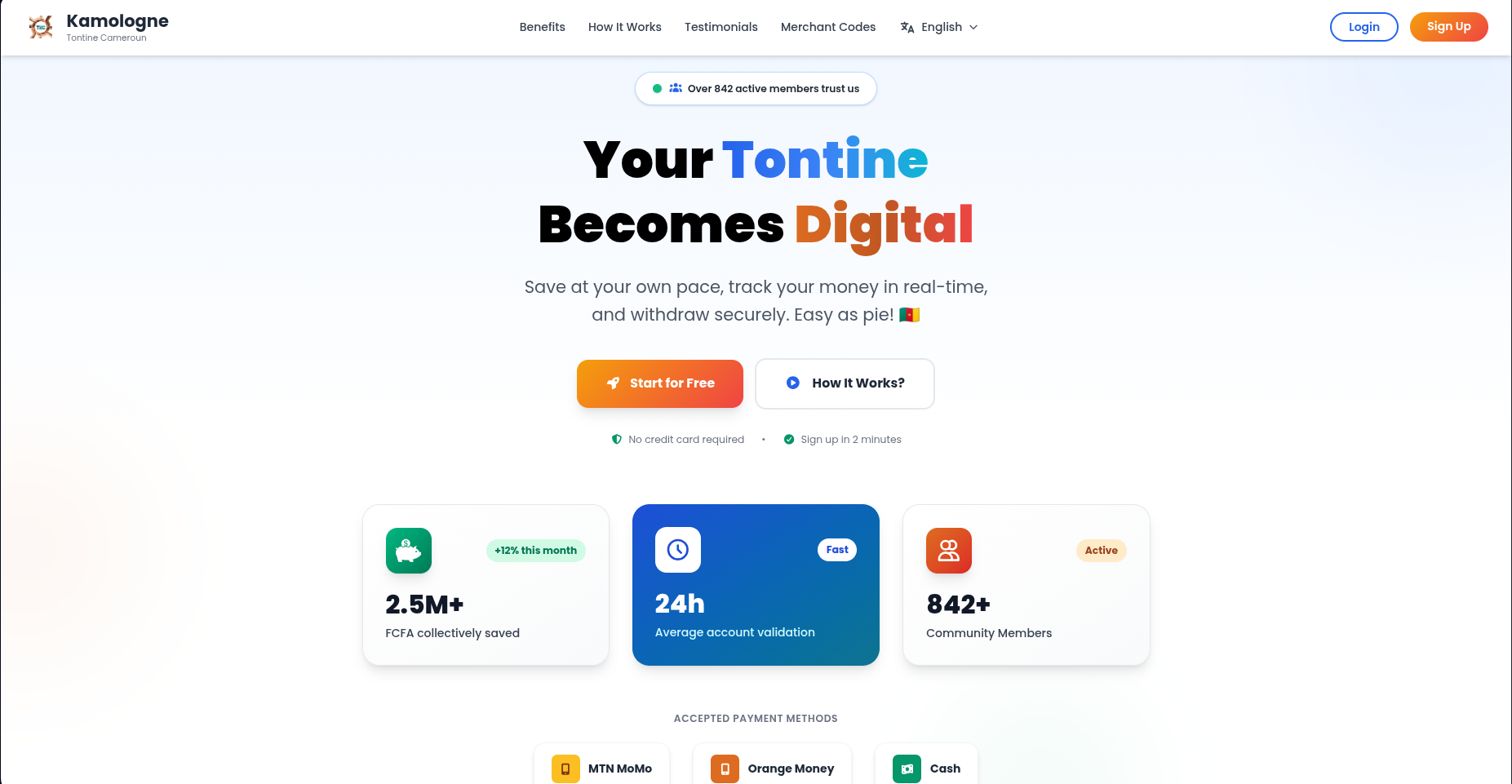 TONTINE KAMOLOGNE CAMEROUN